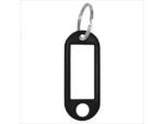 ZZASleutelhanger Alco zwart   verwisselb. etiket doos 100st.