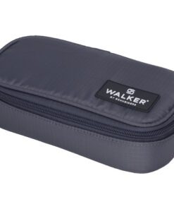 Etui leeg Walker Neo & Rey Steel Grey Pencil Box Steel Grey Wizzard