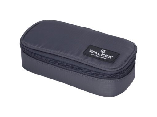 Etui leeg Walker Neo & Rey Steel Grey  Pencil Box Steel     Grey Wizzard