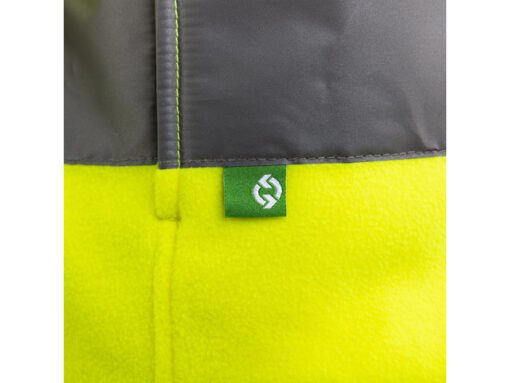 Fleece vest Arco Responsible Hi-Vis geel maat 2XL