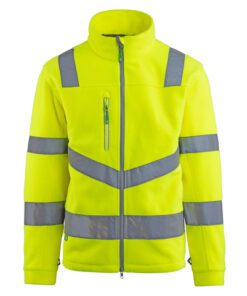 Fleece vest Arco Responsible Hi-Vis geel maat 3XL