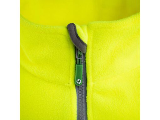 Fleece vest Arco Responsible Hi-Vis geel maat 5XL