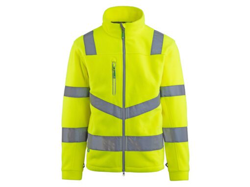 Fleece vest Arco Responsible Hi-Vis geel maat L