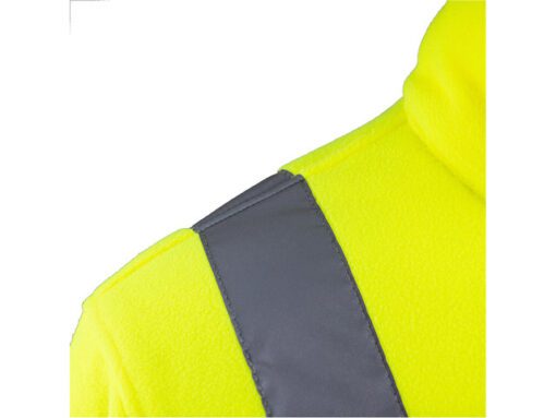 Fleece vest Arco Responsible Hi-Vis geel maat M