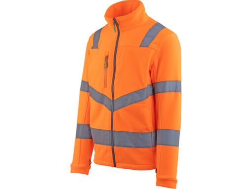 Fleece vest Arco Responsible Hi-Vis oranje maat 2XL