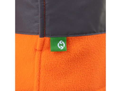 Fleece vest Arco Responsible Hi-Vis oranje maat 4XL