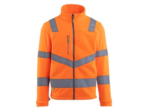 Fleece vest Arco Responsible Hi-Vis oranje maat 5XL