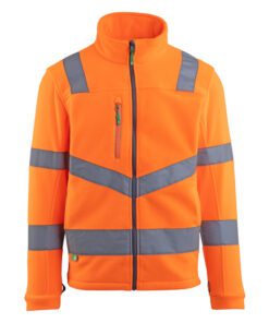 Fleece vest Arco Responsible Hi-Vis oranje maat L