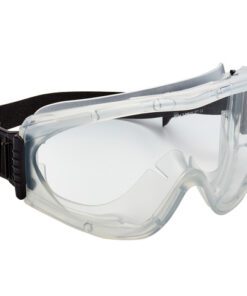 De Arco Acetaat veiligheidsbril is een volledig omsloten veiligheidsbril met een heldere acetaat lens voor betrouwbare oogbescherming tijdens werkzaamheden. Het ongeventileerde ontwerp helpt vloeistoffen en fijne deeltjes buiten te houden.De bril is voorzien van een anti-mist en anti-scratch coating voor helder zicht en extra duurzaamheid. Dankzij de verstelbare elastische hoofdband is een comfortabele en veilige pasvorm mogelijk. De panoramische lens biedt goed zicht en de bril kan over de meeste brillen op sterkte worden gedragen. Geschikt voor professioneel gebruik en team- of bulkbestellingen.