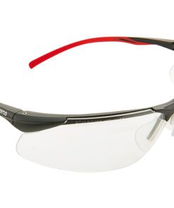 De Arco Scorch veiligheidsbril is een lichtgewicht en sportief model met een heldere polycarbonaat lens voor betrouwbare oogbescherming tijdens werkzaamheden. De anti-scratch coating beschermt het lensoppervlak