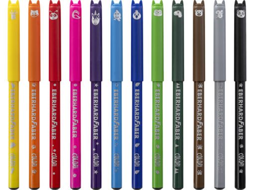 Viltstift Eberhard Faber Animal assorti etui à 12st.