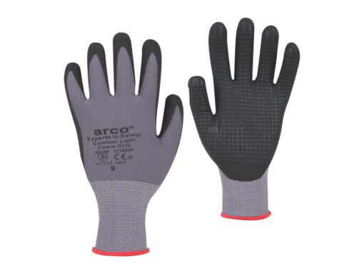 Werkhandschoen Arco Comfort Light Grip nitril maat 10