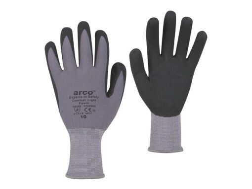 Werkhandschoen Arco Comfort Light nitril maat 9