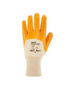 De werkhandschoen Arco Essentials Lightweight Palm nitril is geschikt voor dagelijkse werkzaamheden waarbij comfort en bewegingsvrijheid belangrijk zijn. De nitril palmcoating zorgt voor een betrouwbare grip en voldoende duurzaamheid in droge en natte omstandigheden.Dankzij de lichtgewicht constructie wordt de hand minder belast tijdens langdurig gebruik. De comfortabele pasvorm maakt deze handschoen geschikt voor dagelijks werk waarbij grip en draagcomfort centraal staan.