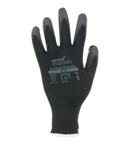 De werkhandschoen Arco Essentials PU is geschikt voor lichte tot algemene werkzaamheden waarbij grip en comfort belangrijk zijn. De PU palmcoating zorgt voor een slijtvaste afwerking en een betrouwbare grip in droge en natte omstandigheden.De naadloze polyester liner draagt comfortabel en biedt basale mechanische bescherming tijdens het werken. Dankzij de gebreide boord sluit de handschoen stabiel aan rond de pols en blijft hij goed op zijn plaats bij dagelijks gebruik.