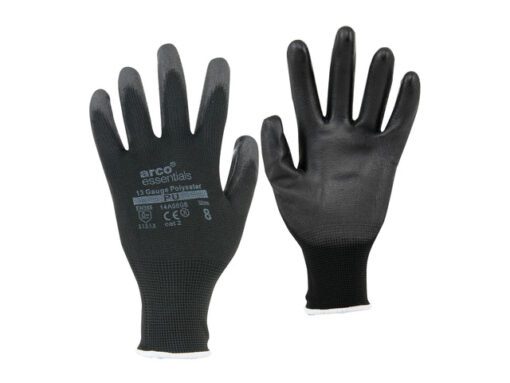 Werkhandschoen Arco Essentials PU maat 7 pak 12 paar