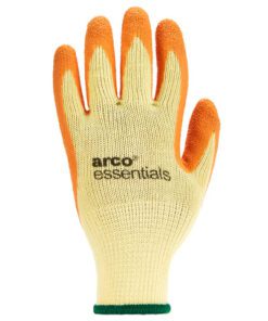 De werkhandschoen Arco Essentials latex is bedoeld voor algemene mechanische werkzaamheden waarbij grip en comfort belangrijk zijn. De crinkle latex palmcoating zorgt voor een betrouwbare grip in zowel droge als natte omstandigheden.De naadloze polycotton liner draagt comfortabel en helpt irritatie tijdens het werken te verminderen. De gebreide boord zorgt voor een aansluitende pasvorm rond de pols