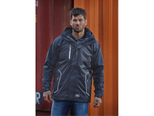 Werkjas Trojan 3-in-1 navy waterdicht L