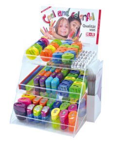 ZZZTekendisplay M+R ass.acryl puntenslijpers, liniaal en geo MR-02110000 20 x 4004627