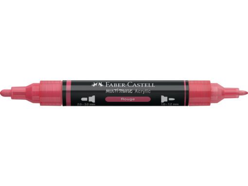 Acrylmarker Faber-Castell Multimark 124 rouge