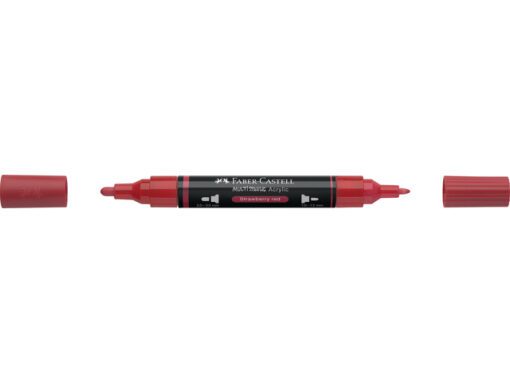 Acrylmarker Faber-Castell Multimark 219 strawberry red