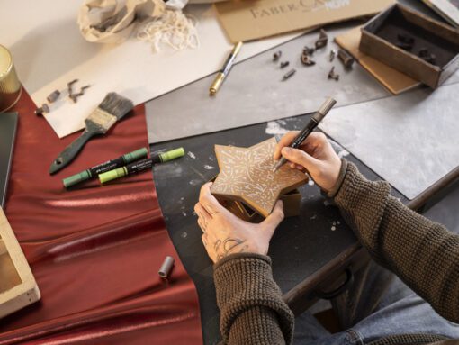 Acrylmarker Faber-Castell Multimark 251 silver