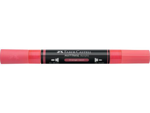 Acrylmarker Faber-Castell Multimark 255 orange neon
