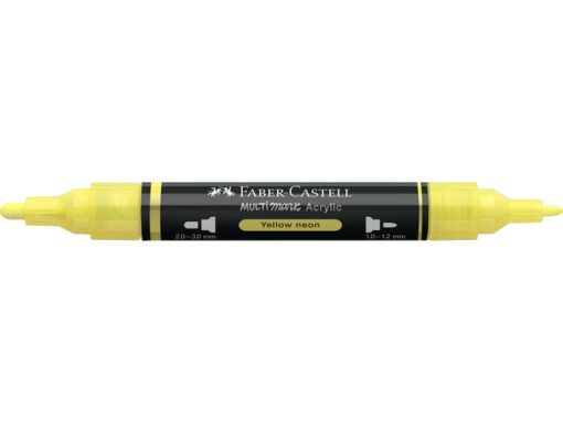Acrylmarker Faber-Castell Multimark 256 yellow neon