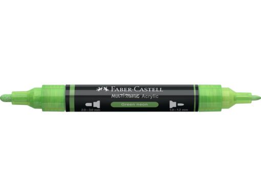 Acrylmarker Faber-Castell Multimark 257 green neon