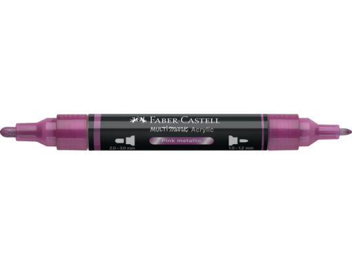 Acrylmarker Faber-Castell Multimark 290 pink metallic
