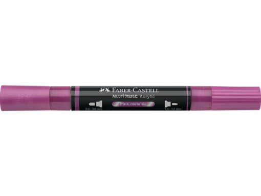 Acrylmarker Faber-Castell Multimark 290 pink metallic