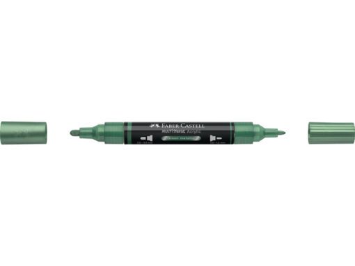 Acrylmarker Faber-Castell Multimark 295 green metallic