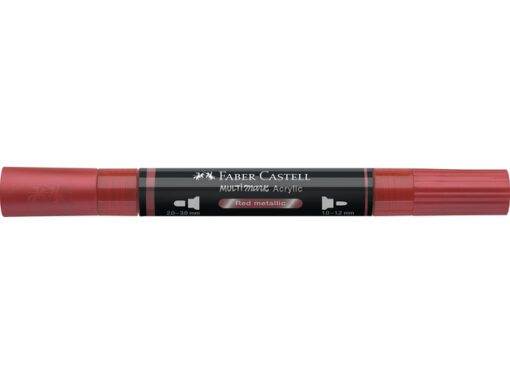 Acrylmarker Faber-Castell Multimark 296 red metallic