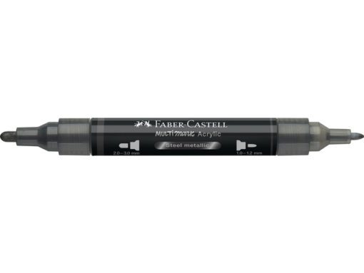 Acrylmarker Faber-Castell Multimark 297 steel metallic
