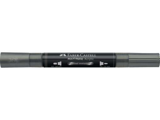 Acrylmarker Faber-Castell Multimark 297 steel metallic