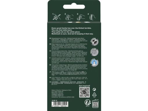 Acrylmarker Faber-Castell Multimark 4 stuks Classics        kartonetui