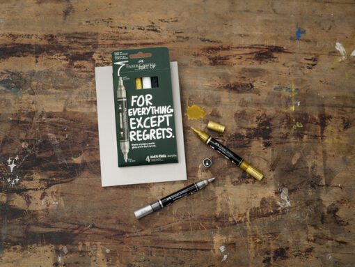 Acrylmarker Faber-Castell Multimark 4 stuks Classics        kartonetui