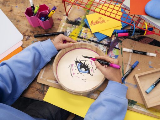 Acrylmarker Faber-Castell Multimark 6 stuks Vibrant         kartonetui