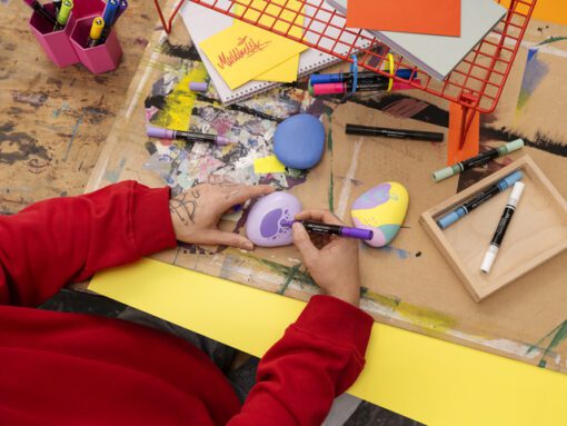 Acrylmarker Faber-Castell Multimark 6 stuks Vibrant         kartonetui