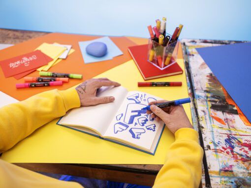 Acrylmarker Faber-Castell Multimark Frost kartonetui 6+2