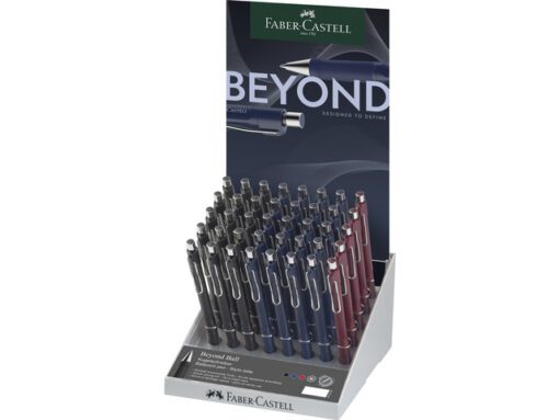 Balpen Faber-Castell Beyond Ball M POS display 40 stuks