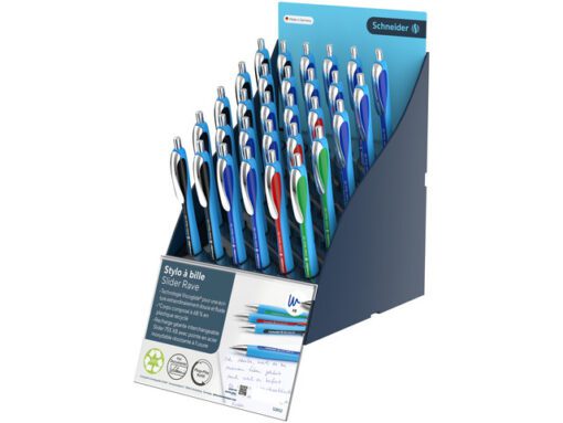 Balpen Schneider Rave SIS-    display inhoud 30 stuks