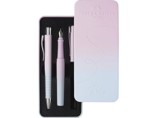 Balpen en Vulpen Faber-Castell Poly Pen in giftbox Blushing Sky