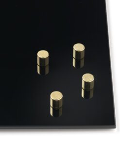 Glasbordmagneten Naga 10x10xmmcylinder set a 4st. goud