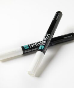 Glasbordmarker 2mm Naga       set a 2st. wit