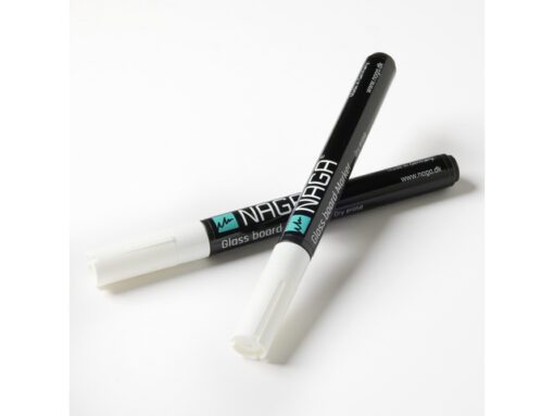 Glasbordmarker 2mm Naga       set a 2st. wit