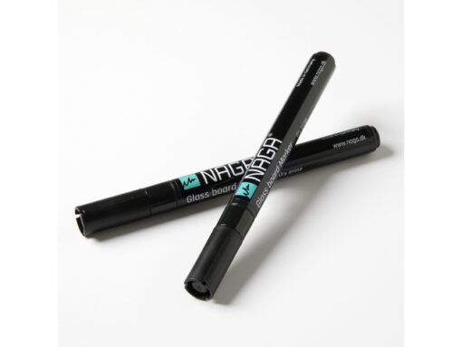 Glasbordmarker 2mm Naga       set a 2st. zwart