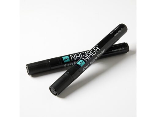Glasbordmarker 4,5mm Naga     set a 2st. zwart