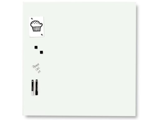 Glasmagneetbord Naga 100x100cmwit