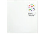 Glasmagneetbord Naga 35x35cm wit